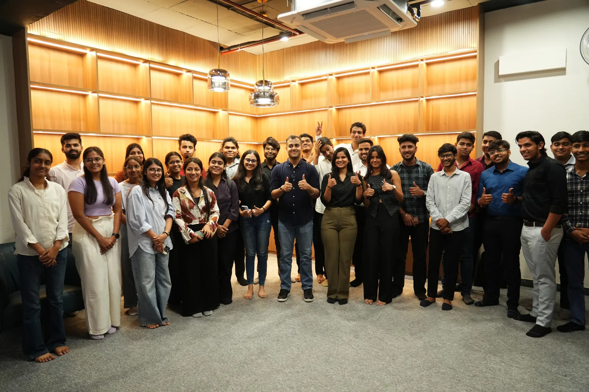 MAXOPP undergraduate students and mentors at the Jaipur campus